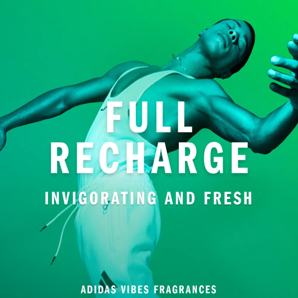 Vibes Full Recharge Eau de Parfum 30 ml^Adidas New