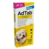 Anti Vlo en Teek Kauwtabletten Hond >2,5-5,5 kg 3 tabletten^AdTab Clearance