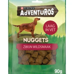 Hondensnack Nuggets Wildzwijnsmaak 90 gr^Adventuros Discount