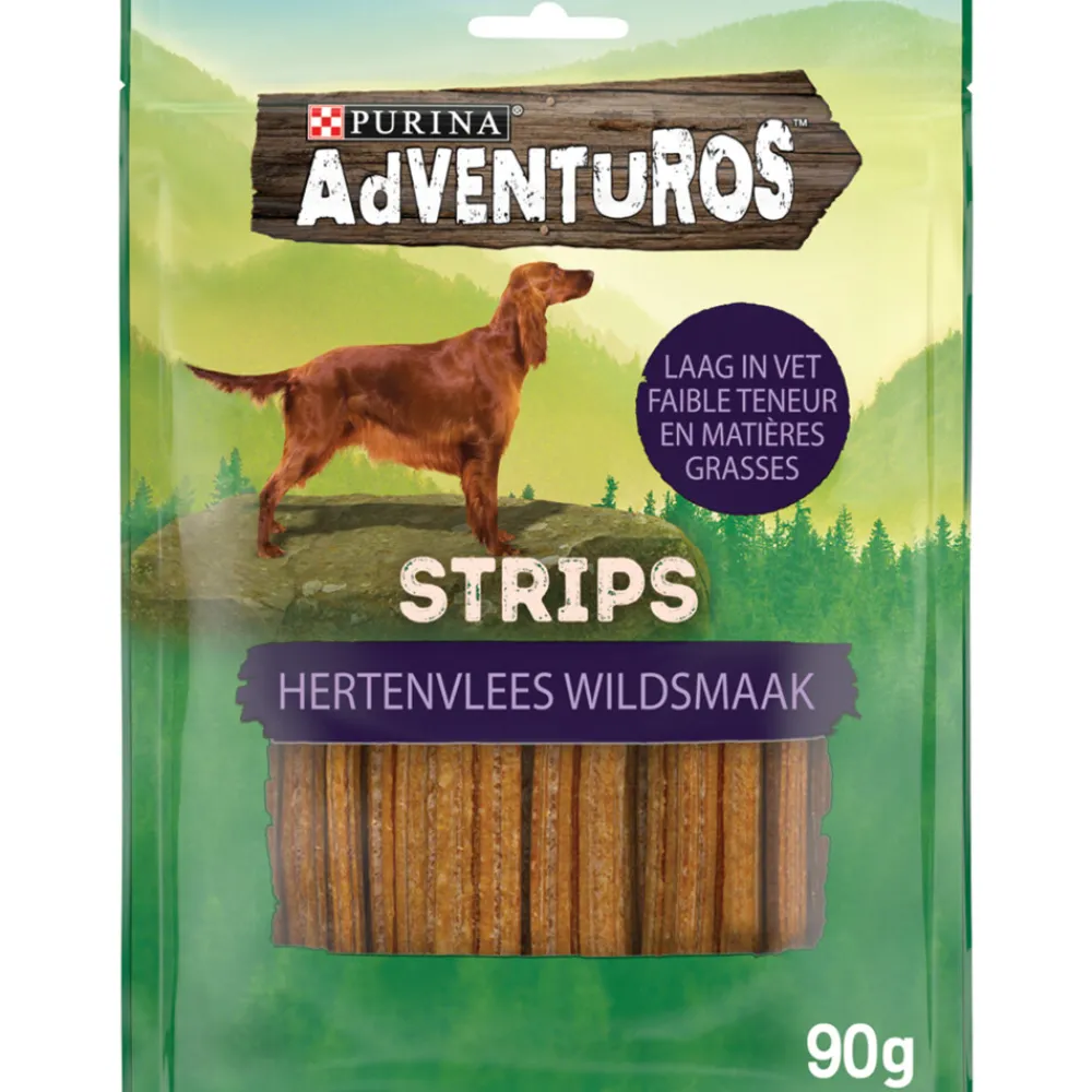 Hot Hondensnack Strips Hertensmaak 90 gr Snacks