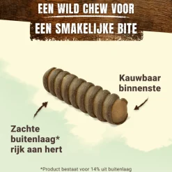 Snacks<Adventuros Wild Chew M 200 gr