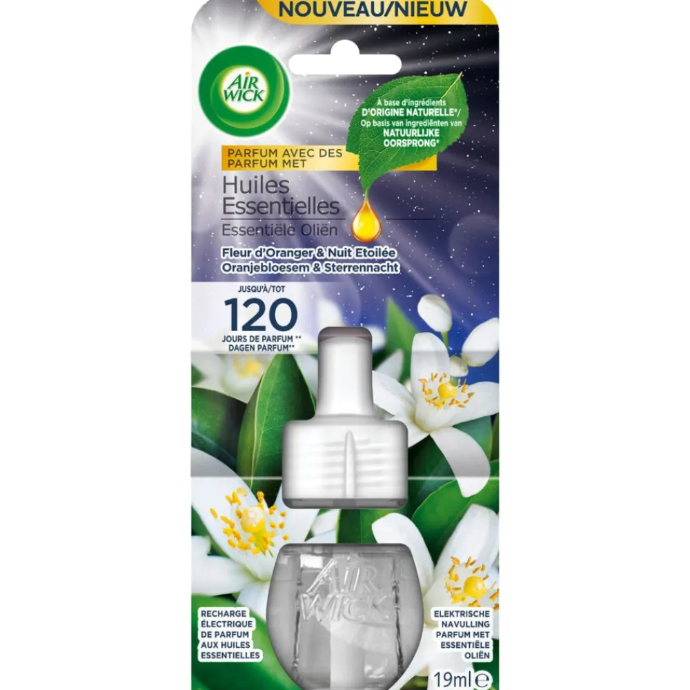 Luchtverfrisser<Air Wick Elektrische Luchtverfrisser Navulling Oranjebloesem 19 ml