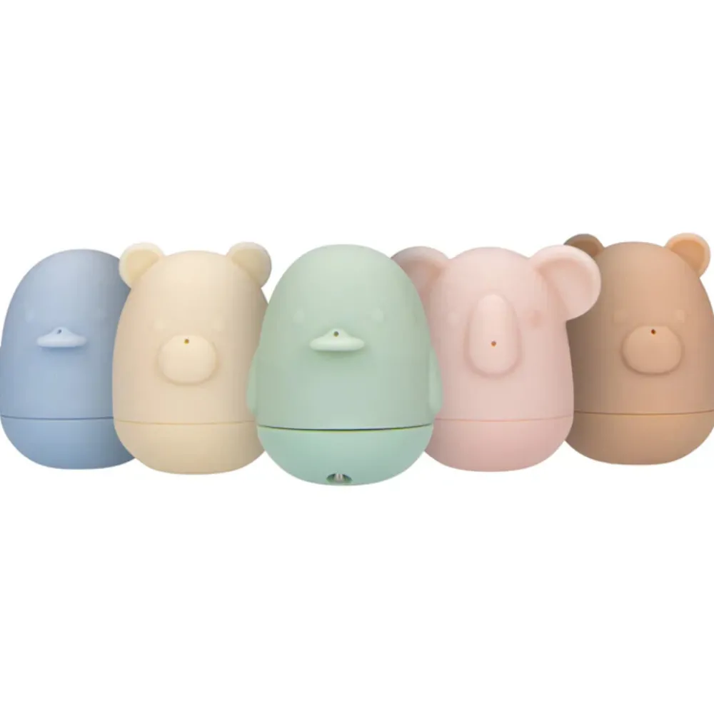 Kraamcadeaus|Thuis & Onderweg<Alecto BT5 Badset Pastelkleurige Badspeeltjes met Thermometer 5 stuks