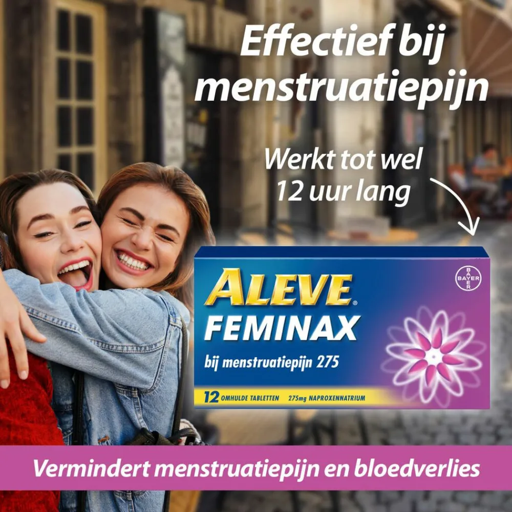 Pijnstillend<Aleve Feminax 275 12 tabletten
