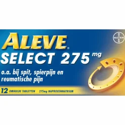 Select 275 12 tabletten^Aleve Hot