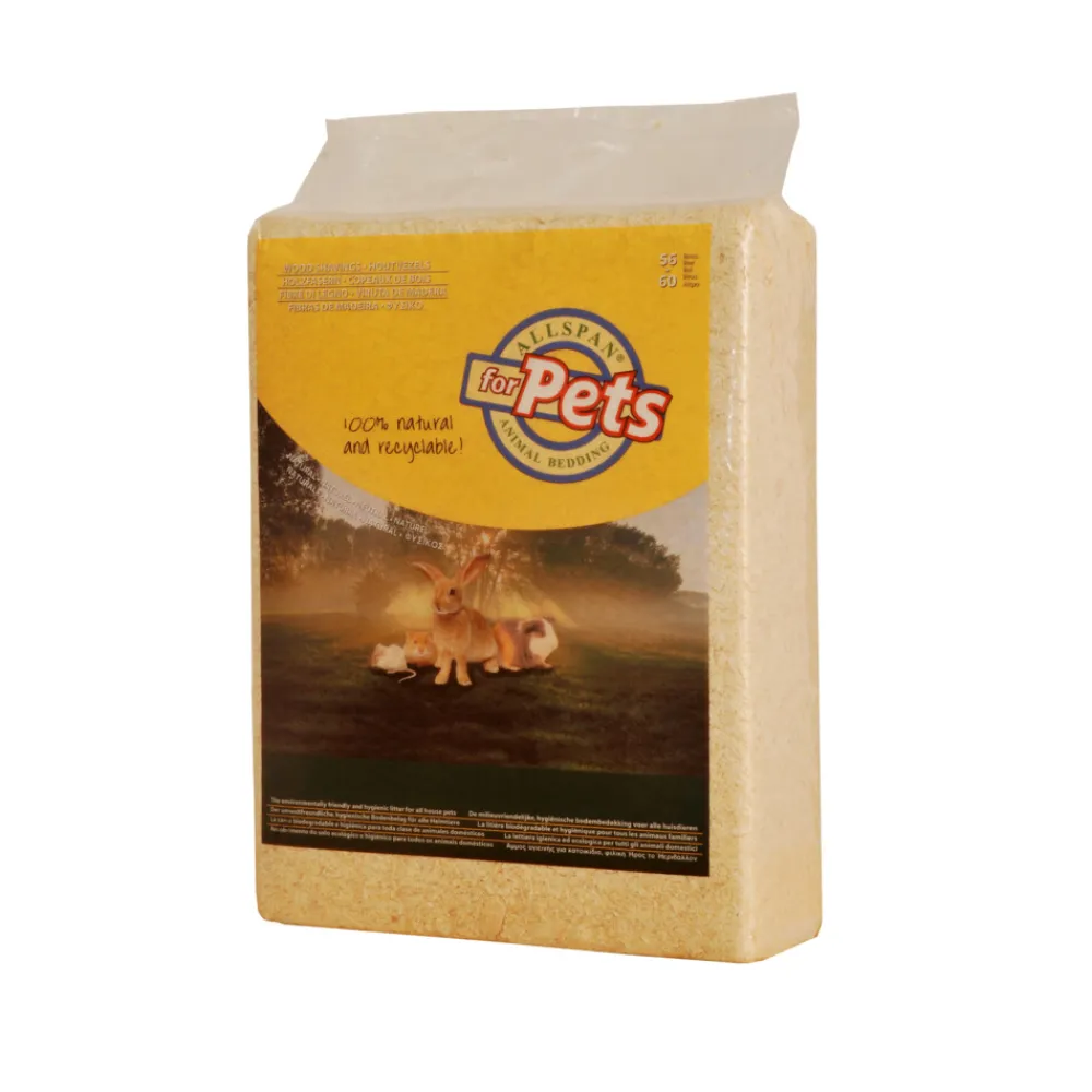 Paard|Bodembedekking<Allspan For Pets Houtvezel 56 liter
