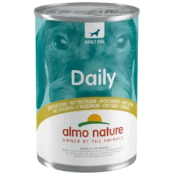 Hondenvoer<Almo Nature Daily Menu Hondenvoer Nat Kalkoen 400 gr