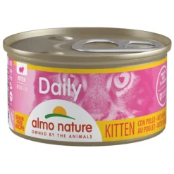 Daily Menu Kitten Mousse Kattenvoer Nat Kip 85 gr^Almo Nature Outlet