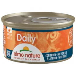 Daily Menu Mousse Kattenvoer Nat Forel 85 gr^Almo Nature Hot