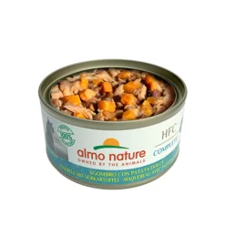 Kattenvoer<Almo Nature HFC Complete Graanvrij Kattenvoer Nat Makreel & Zoete Aardappel 70 gr