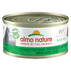 HFC Natural Kattenvoer Nat Blikje Tonijn & Mais 70 gr^Almo Nature Best