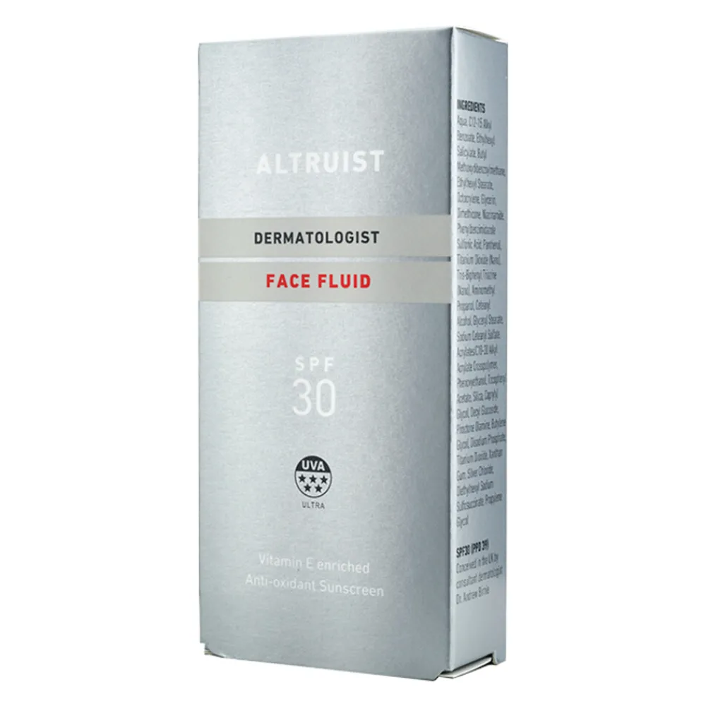 Zonnebrand Creme Face Fluid SPF 30 50 ml^Altruist Hot