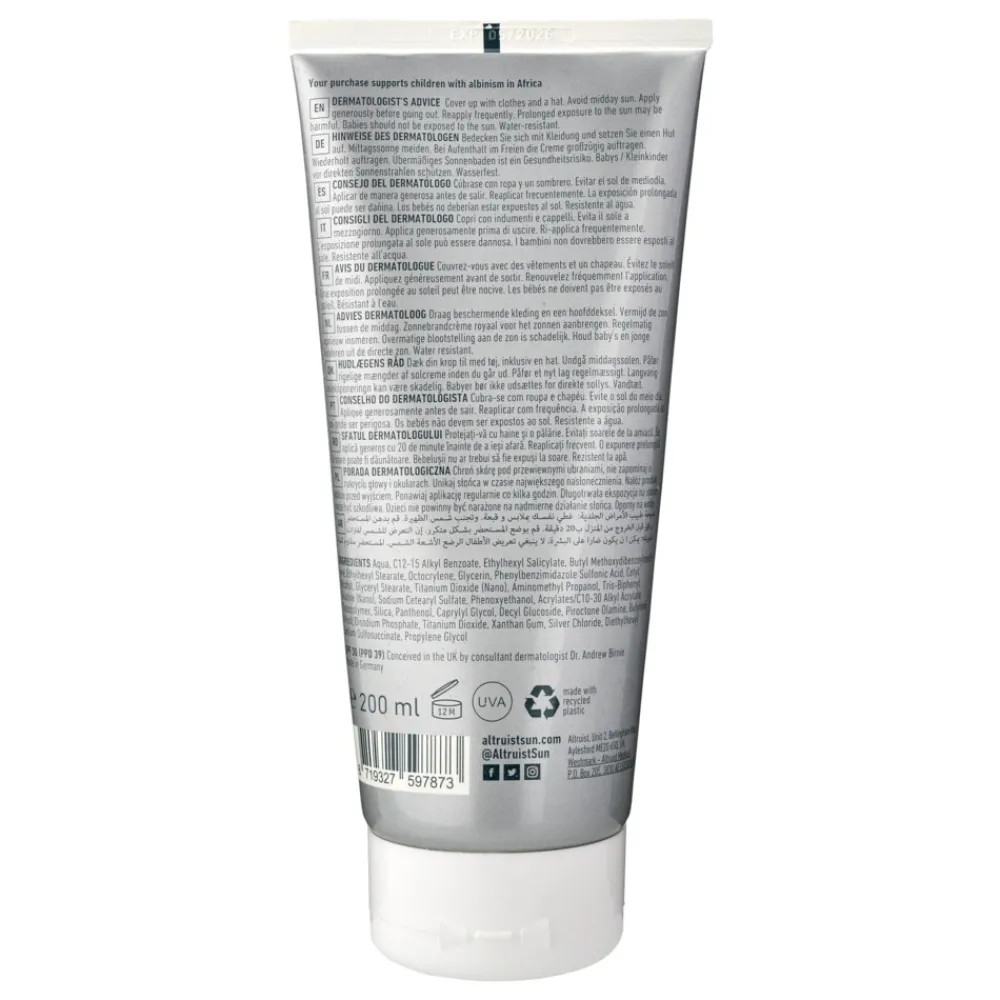 Outlet Zonnebrand Crème SPF 30 200 ml Zonbescherming