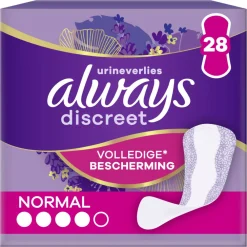 Hot Discreet Normal Inlegkruisjes Urineverlies 28 stuks Intiemhygiëne