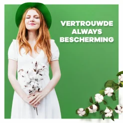 Maandverband Bio Cotton Long 54 stuks^Always Sale