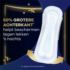 Intiemhygiëne<Always Maandverband Ultra Secure Night 22 stuks