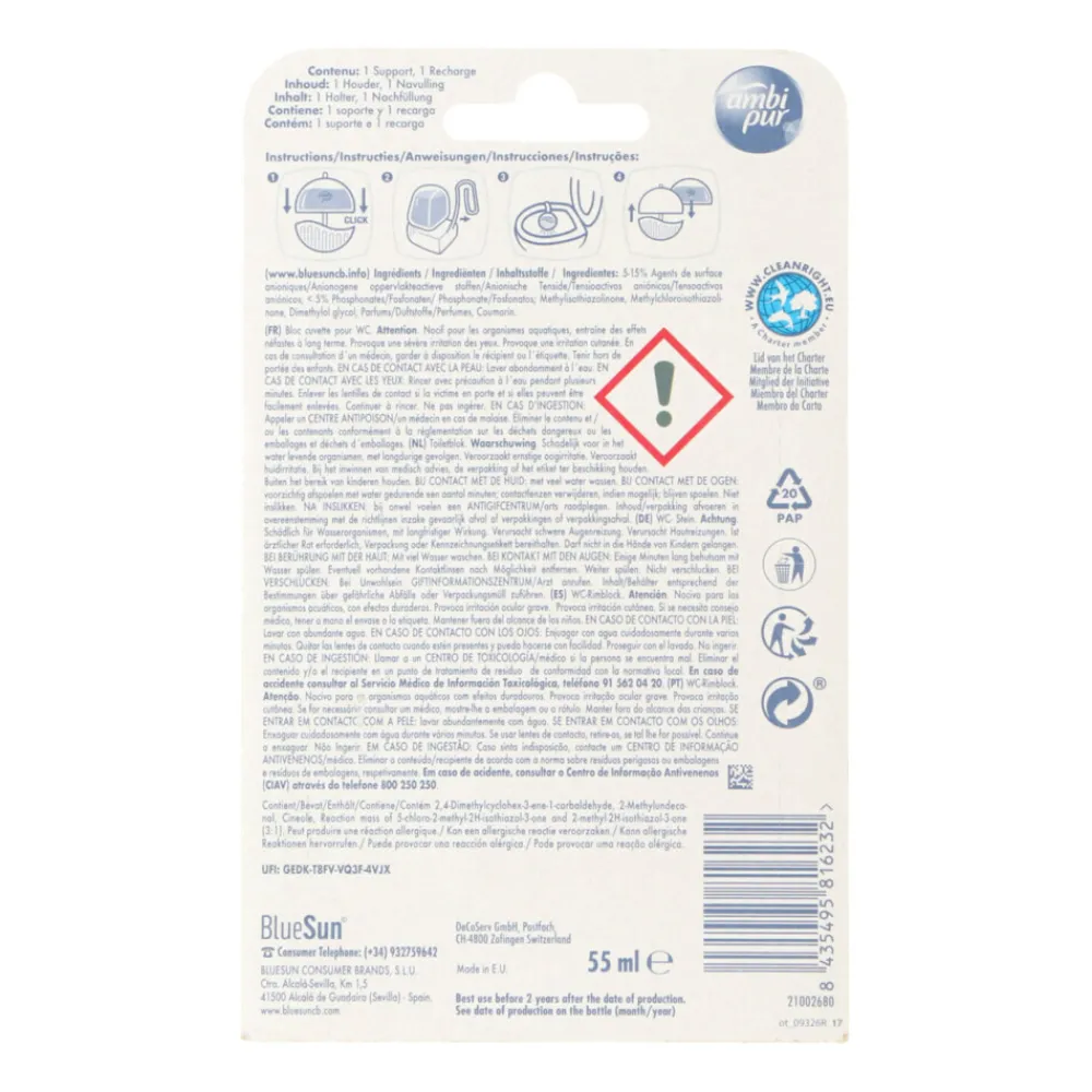 Toiletblok Starterkit 5in1 Tea Tree & Pine^Ambi Pur Best