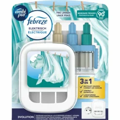 Luchtverfrisser<Ambi Pur 3volution Starterkit Fresh Linnen 20 ml