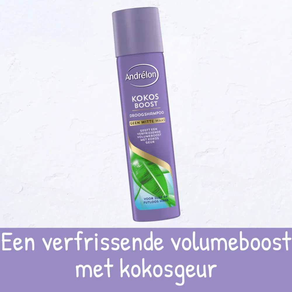 Shampoo<Andrélon Droogshampoo Kokos Boost 245 ml