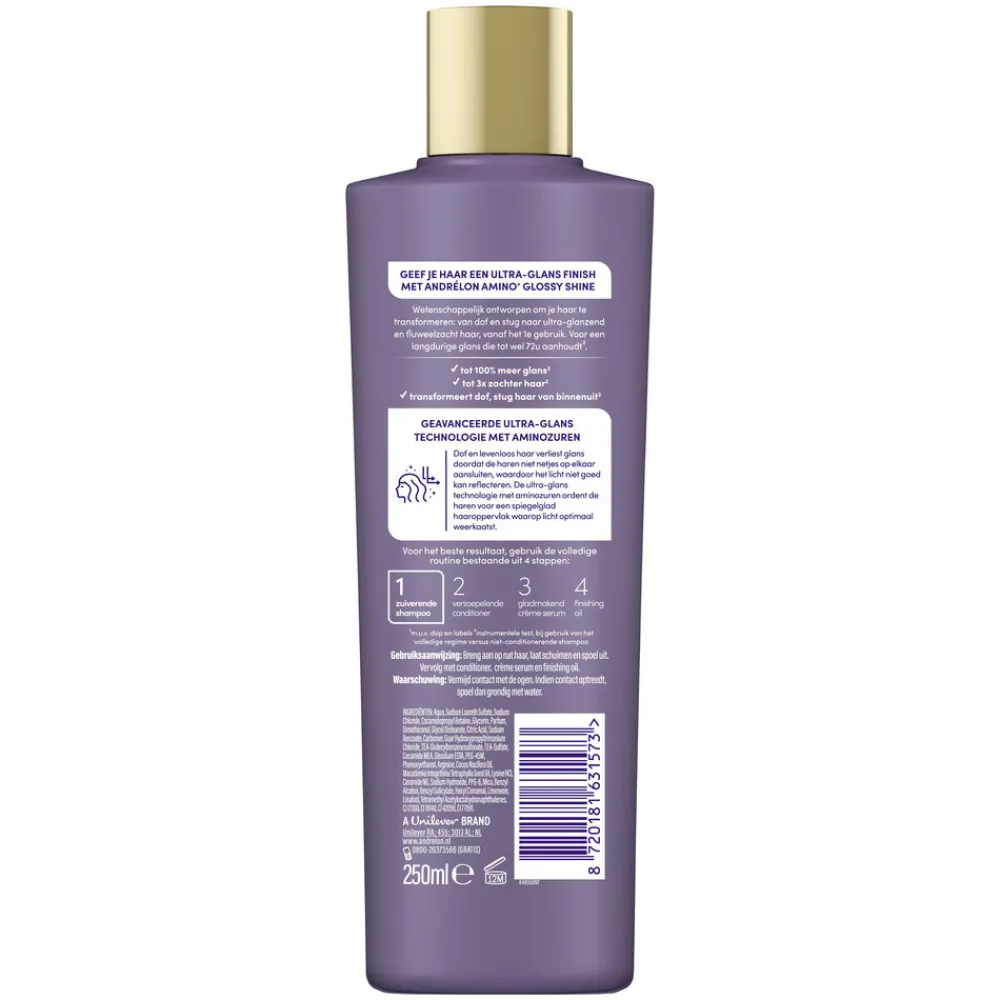 Pro-Care Shampoo Amino+ Glossy Shine 250 ml^Andrélon