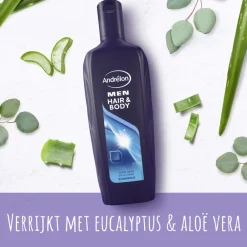 Hot Shampoo Hair & Body For Men 300 ml Bad & Douche