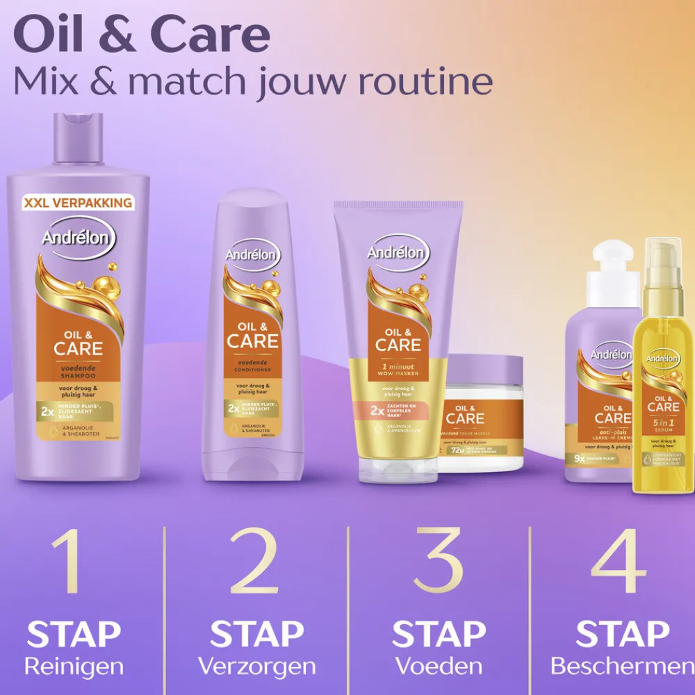 Shampoo Oil & Care 685 ml^Andrélon Outlet