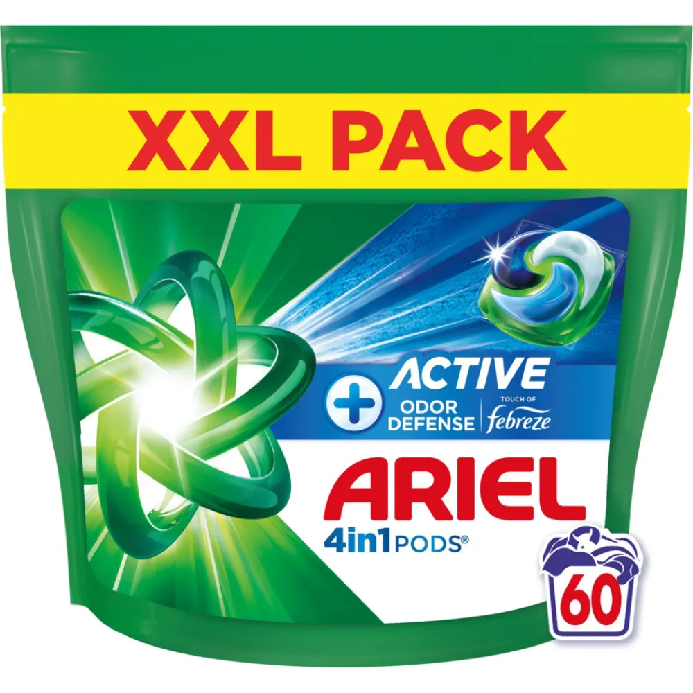 Online 4in1 Wasmiddel Pods Actieve Geurbestrijding 60 stuks Wasmiddel