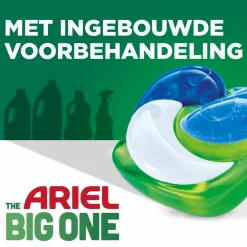 Wasmiddel<Ariel 3in1 Wasmiddel Pods The Big One Alpine 15 stuks