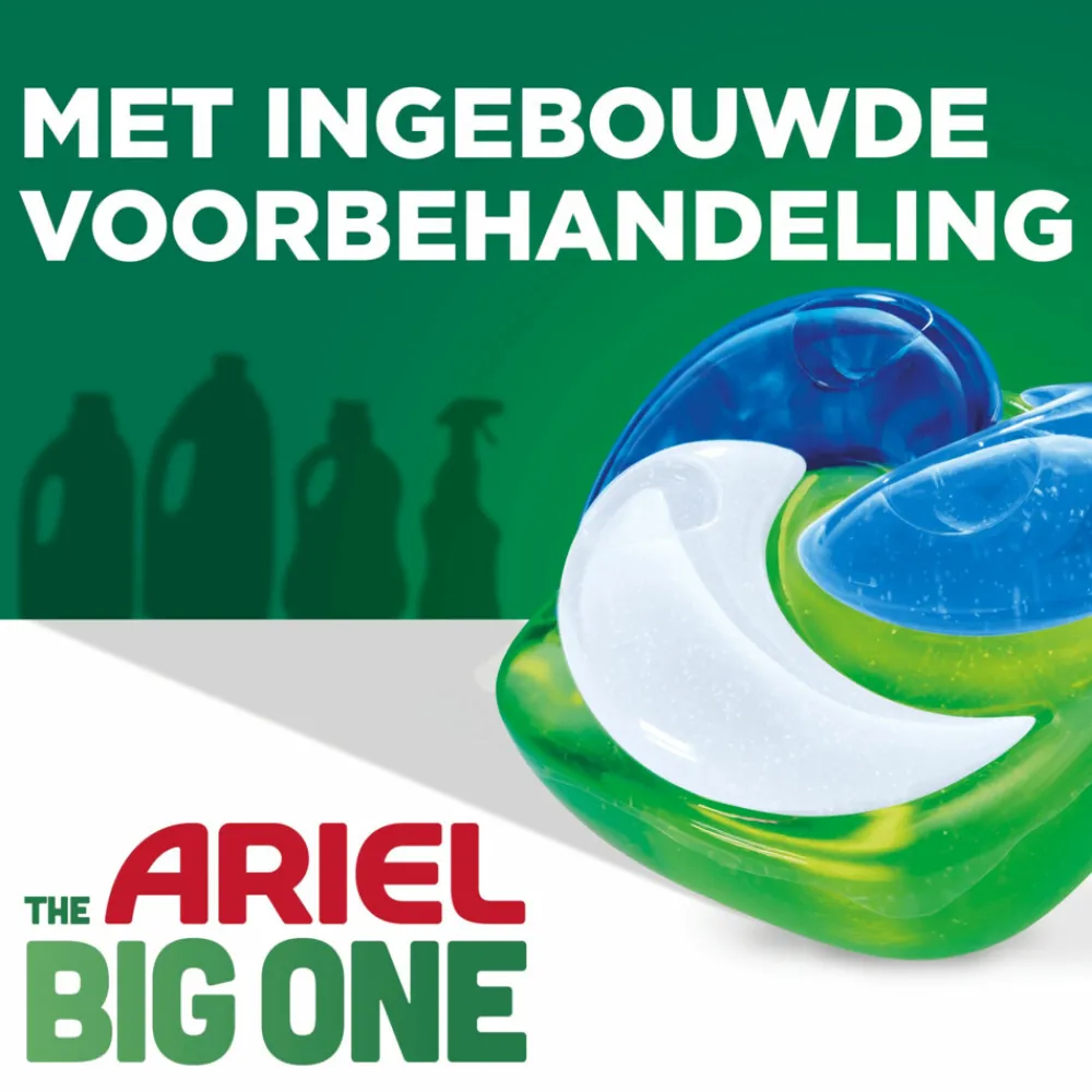 Wasmiddel<Ariel 3in1 Wasmiddel Pods The Big One Alpine 15 stuks