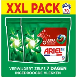 Sale 4in1 Wasmiddel Pods Ultra Vlekverwijderaar 70 stuks Wasmiddel