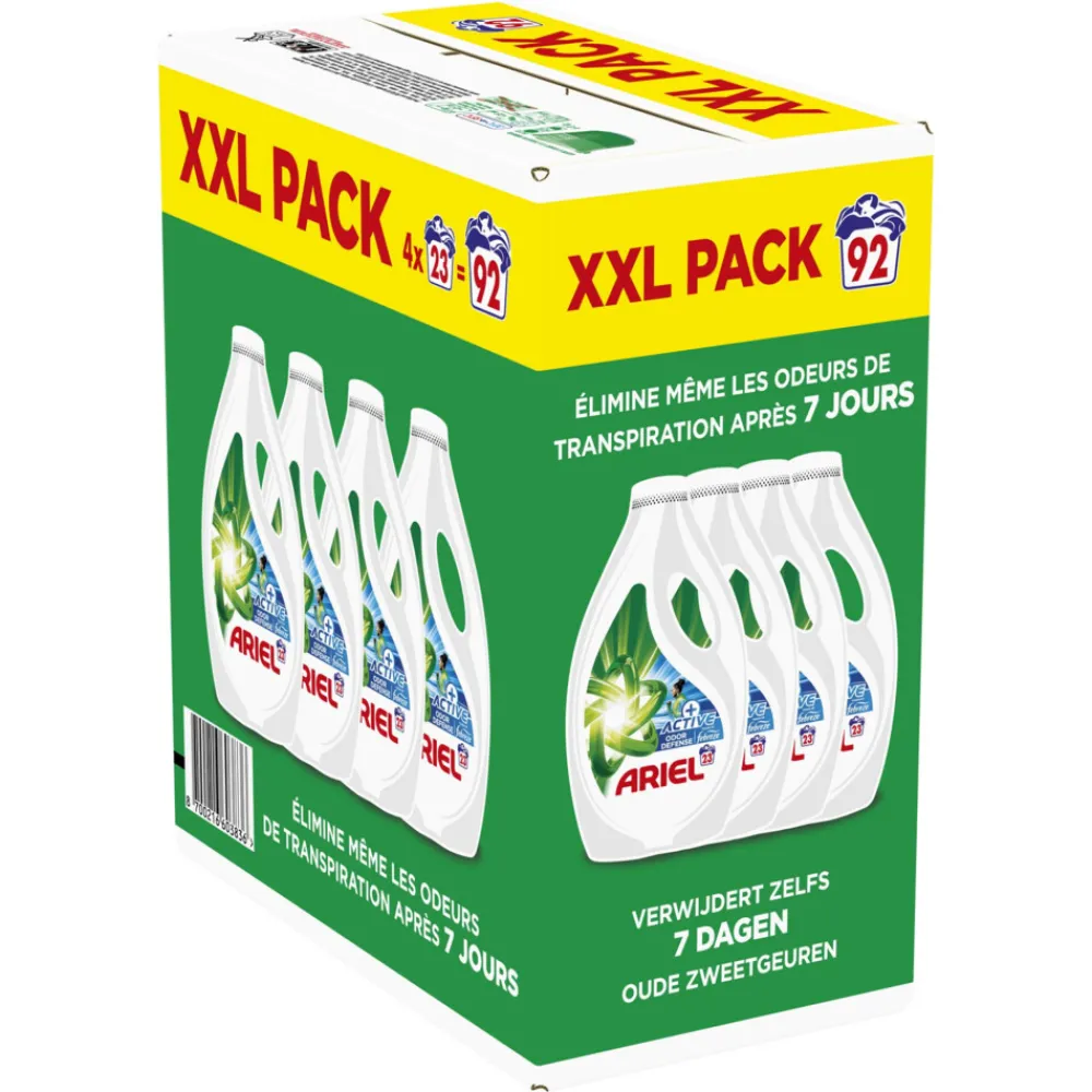 Online Vloeibaar Wasmiddel +Actieve Odor Defense 92 Wasbeurten 4,14 liter Wasmiddel