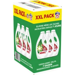 Wasmiddel<Ariel Vloeibaar Wasmiddel + Ultra Vlekverwijderaar 75 Wasbeurten 3375 ml