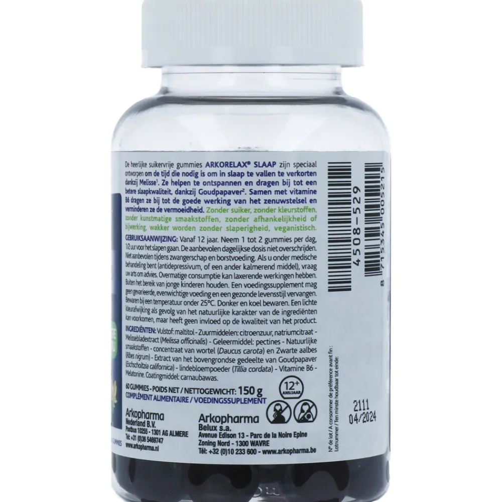 Arkorelax slaap 60 Gummies^Arkopharma New