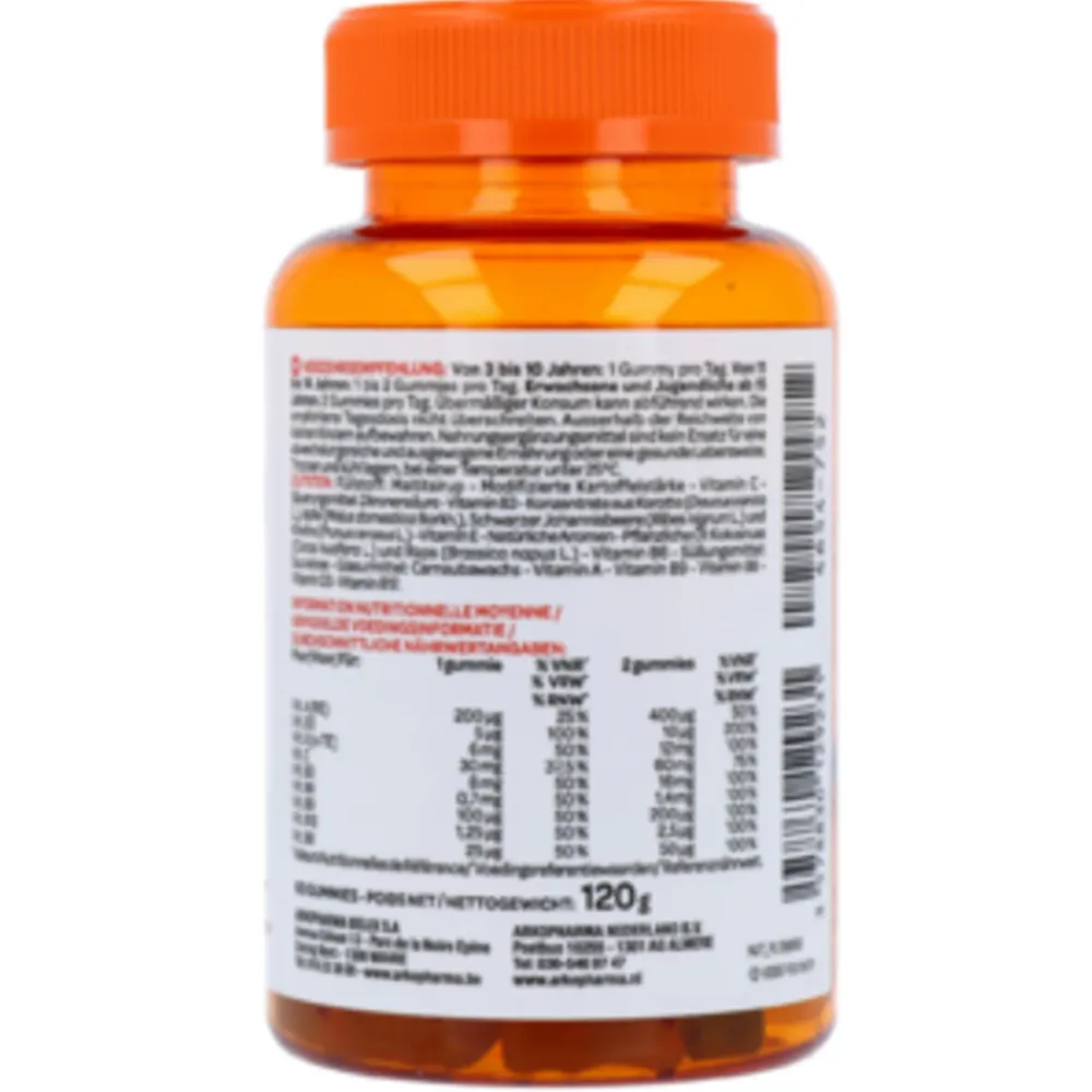 Azinc Multivitamine Fruit 60 stuks^Arkopharma Best