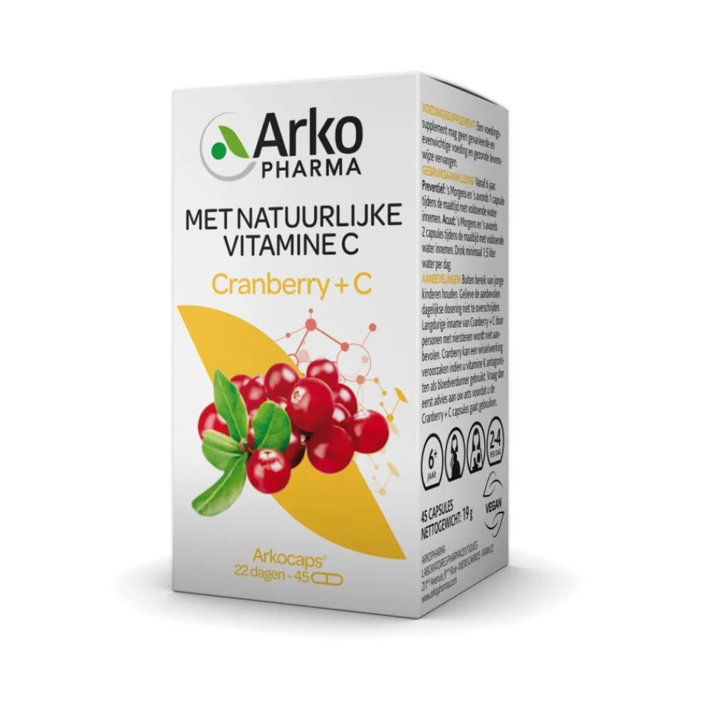 Outlet Cranberry C 45 capsules Speciale Bestanddelen