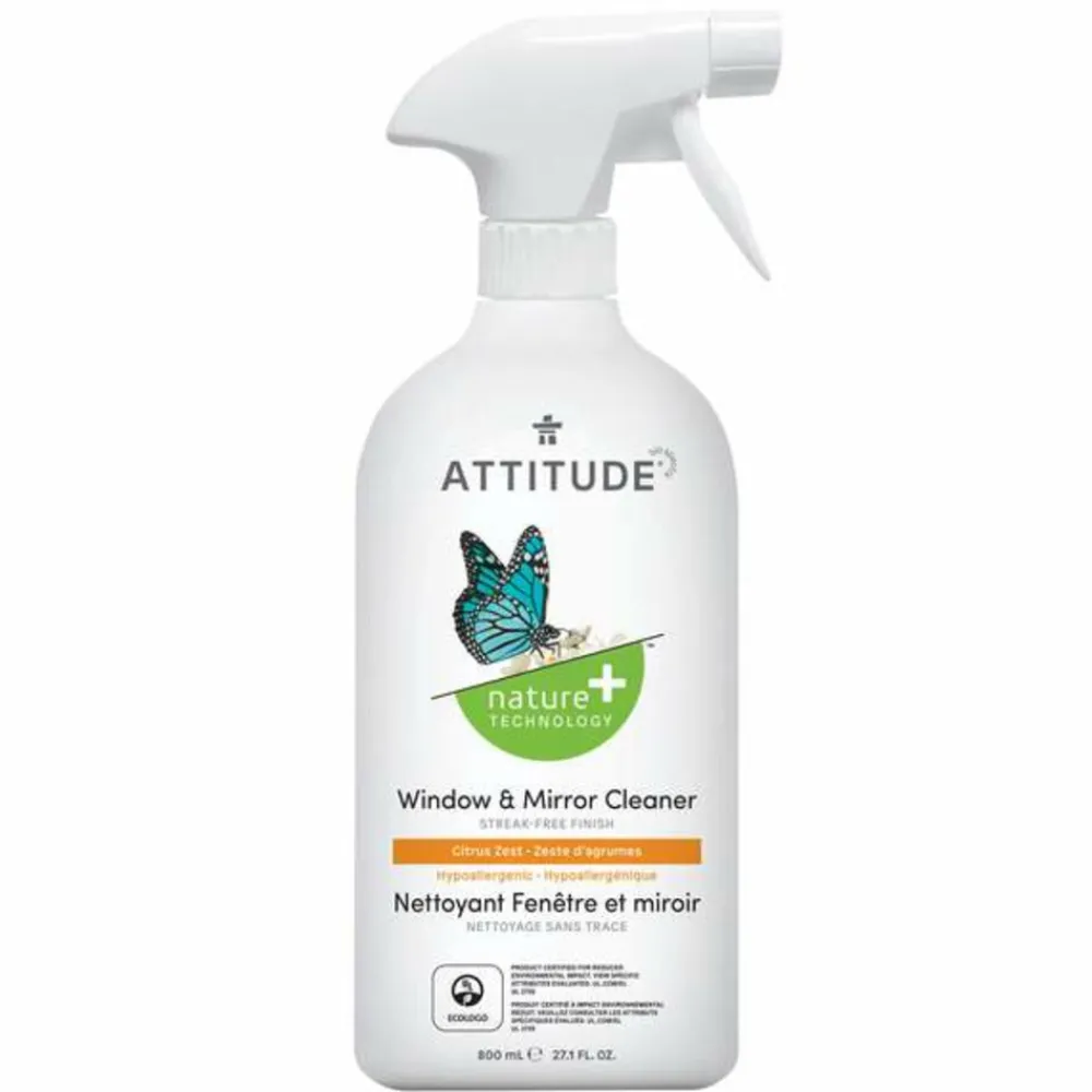 Speciaal Reinigers|Badkamerartikelen<Attitude Raam- en Glasreiniger 800 ml