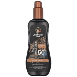 Zonbescherming<Australian Gold Instant Bronzer Zonnebrand Spray Gel SPF 50 237 ml