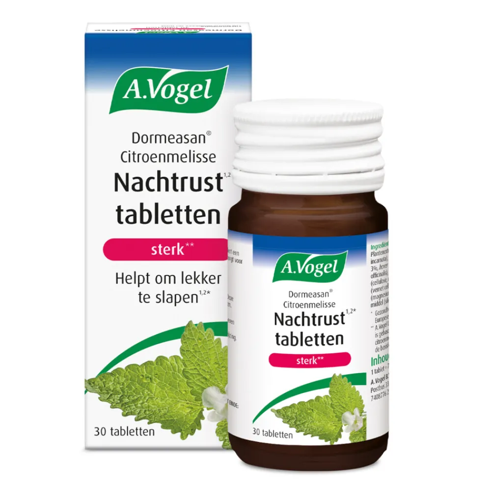Dormeasan Citroenmelisse Sterk 30 tabletten^A.Vogel Discount