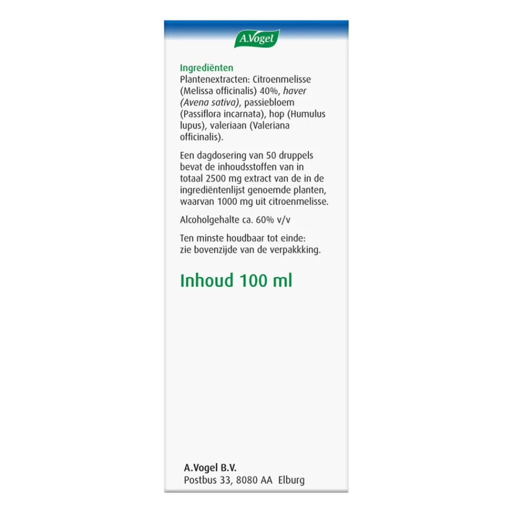 Dormeasan Nachtrust Citroenmelisse 100 ml^A.Vogel New