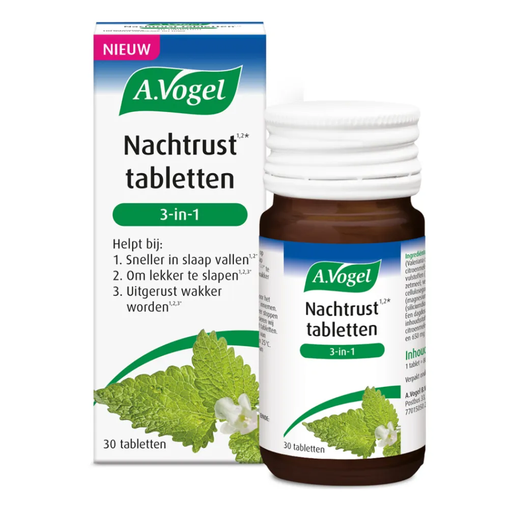 Online Dormeasan Nachtrust 3 In 1 30 tabletten Rustgevend & Slapen
