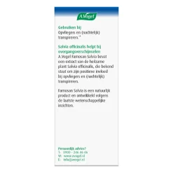 Famosan Salvia Overgang 60 tabletten^A.Vogel Online