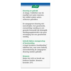 Geriaforce Doorbloeding 200 tabletten^A.Vogel Outlet