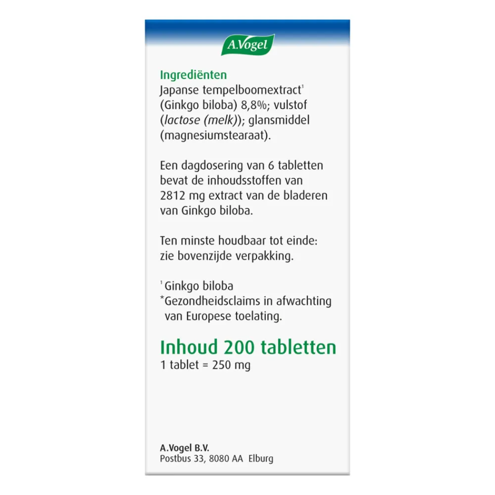 Geriaforce Doorbloeding 200 tabletten^A.Vogel Outlet