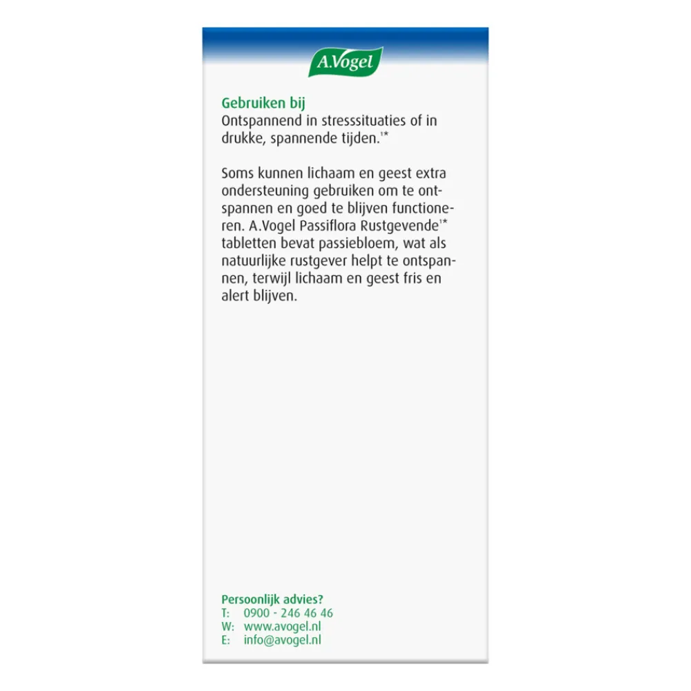 Passiflora Rustgevend 200 tabletten^A.Vogel Clearance