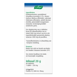Passiflora Rustgevend 80 tabletten^A.Vogel Clearance