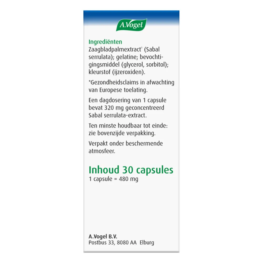 Voor Vrouw Of Man<A.Vogel Prostaforce Prostaat 30 capsules