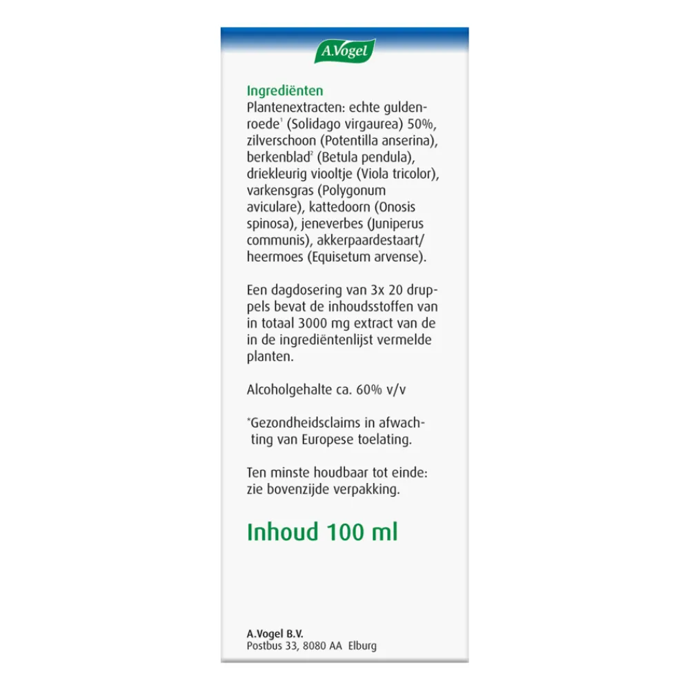Vitaminen & Supplementen|Organen<A.Vogel Solidago Vochthuishouding 100 ml