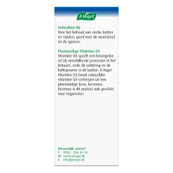 Vitaminen<A.Vogel Vitamine D3 25 ug 100 tabletten