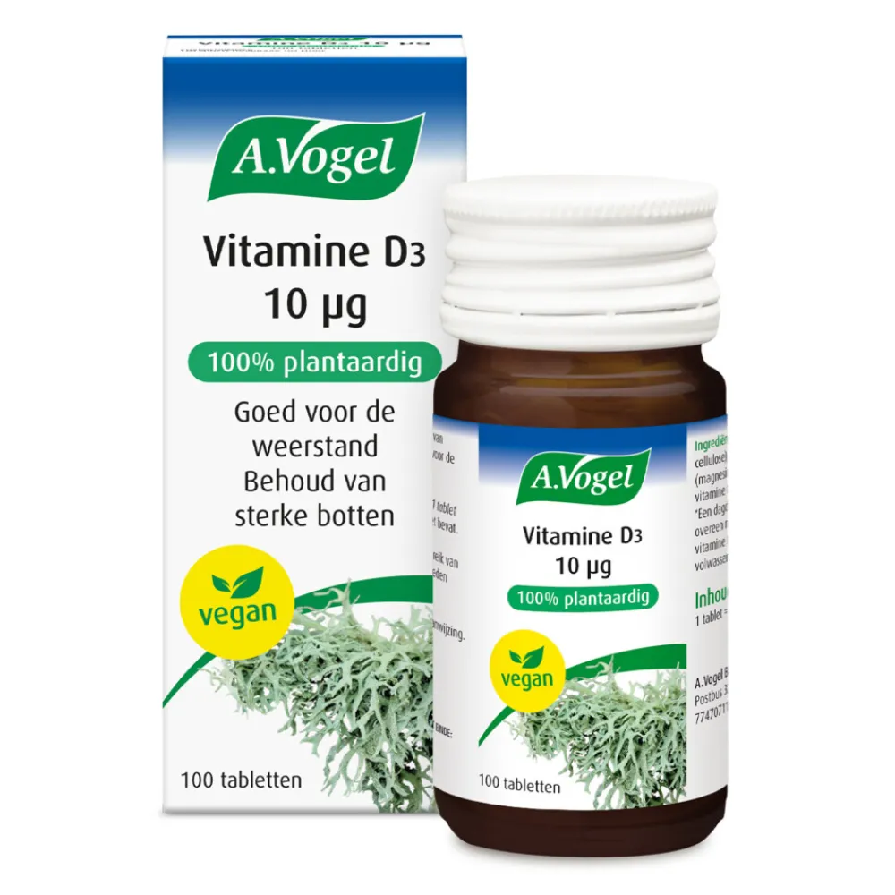 Vitamine D3 10 ug 100 tabletten^A.Vogel Clearance
