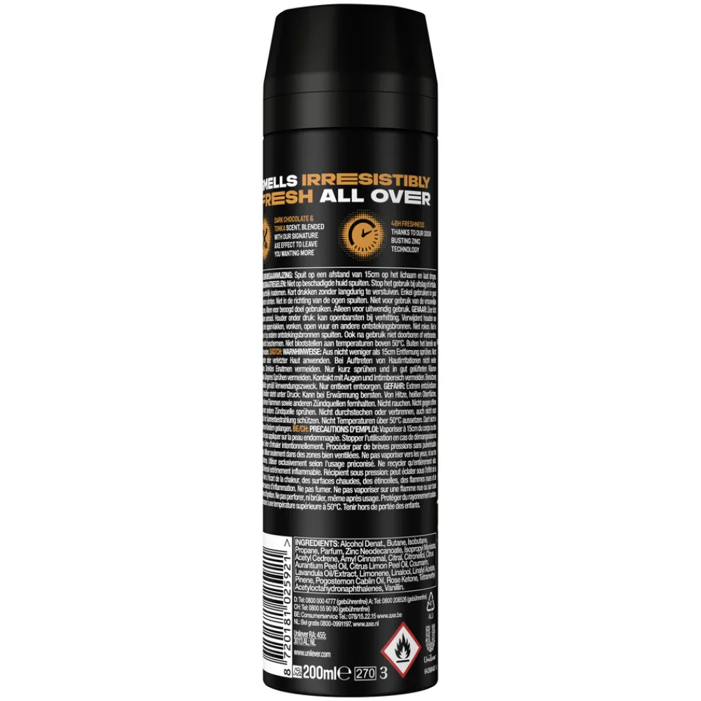 Deodorant Bodyspray Dark Temptation 200 ml^Axe Discount